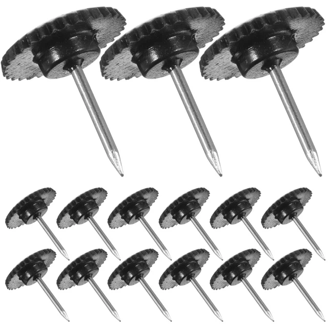 100 piezas Pushpins Tablero de anuncios Pin de plástico Pin de empuje Foto Empuje de corcho