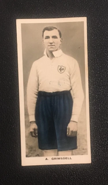 Tottenham Player Trade Card by Thomson 1923 Series British Team of Footballers