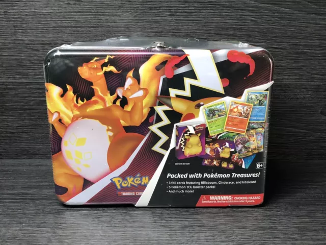 Pokemon TCG Fall 2020 Collector’s Treasure Chest Lunch Box Tin Brand New Sealed