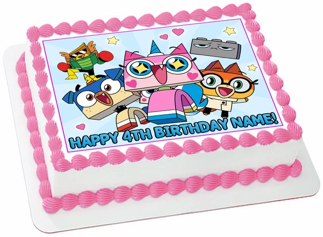 EDIBLE PRINCESS UNIKITTY Cake Topper Birthday Wafer Paper 1 4 Sheet EDIBLE PRINCESS UNIKITTY Cake Topper Birthday Wafer Paper 1 4 Sheet