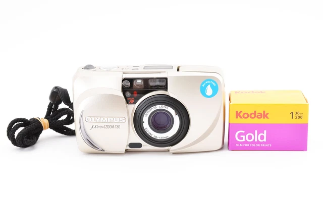 [NEAR MINT] Olympus μ mju Zoom 130 Point & Shoot 35mm Film Camera from JAPAN