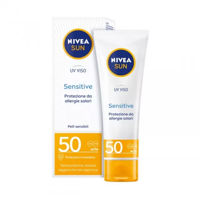 NIVEA Sun UV Viso for sensitive skin - Solar Cream SPF50 50 ml