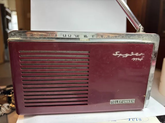 Radio Transistor Telefunken Spider Mf Anno 1965