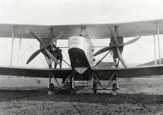 AV 48 PHOTOGRAPH OF EARLY AVIATION  OF HANDLEY PAGE SILVER STAR  c1913