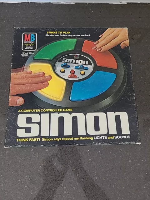 Vintage 1978 Simon Electronic Game Original Box Milton Bradley Complete Working