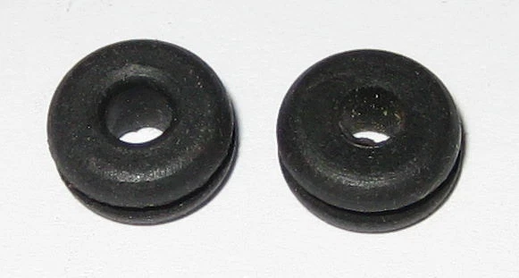 2 X Rubber Grommet Fits 1/4" Diameter Hole and 1/16" Thick Panel - 11/32" OD