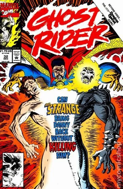 Ghost Rider #32 FN 1992 Stock Image