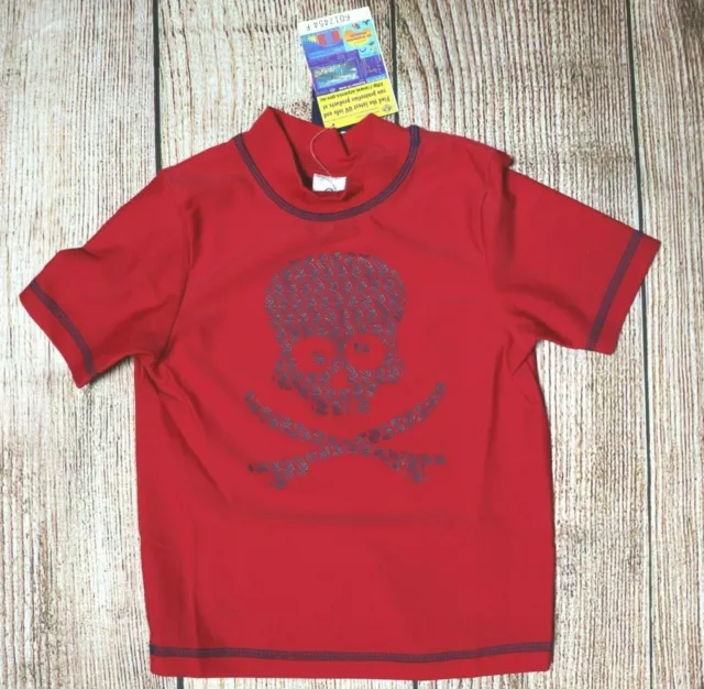 Target Skull Rash Shirt ~ Size 1 Boys ~ Surfboard Rashie Swim Vest 2