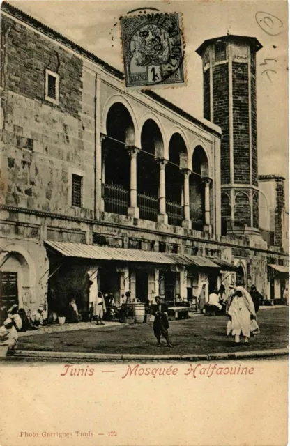 CPA AK TUNISIA TUNIS Mosquée Halfaouine (748133)