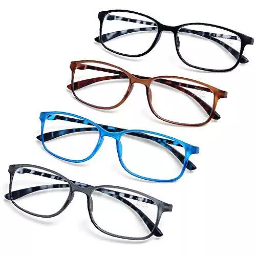 COMPUTER READING GLASSES Blue Light Block - Comfortable Printing Style ...