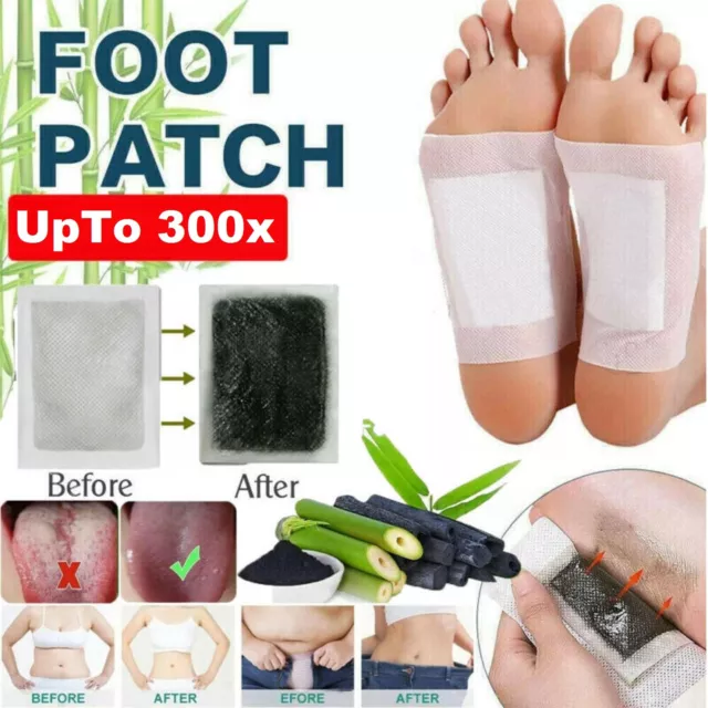 Detoxification Detox Foot Patch Pads Nature Health Toxin Removal Cleansing Care