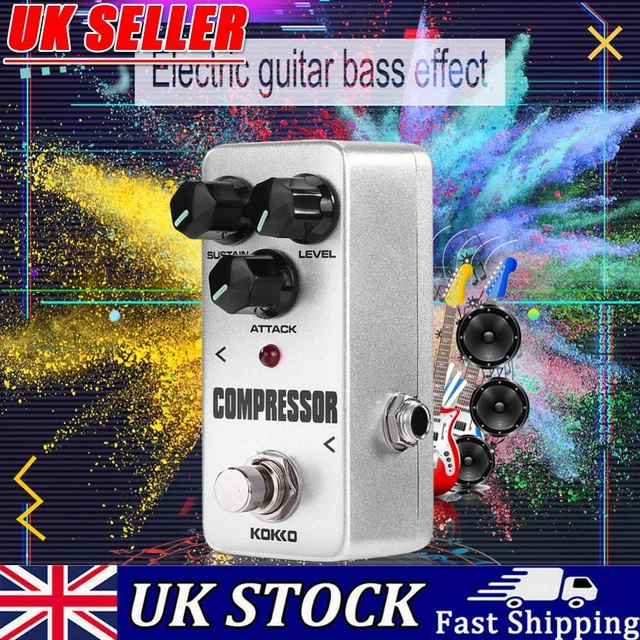 KOKKO Guitar Effect Pedal Compressor Compression Block 9V Adapter Accessories