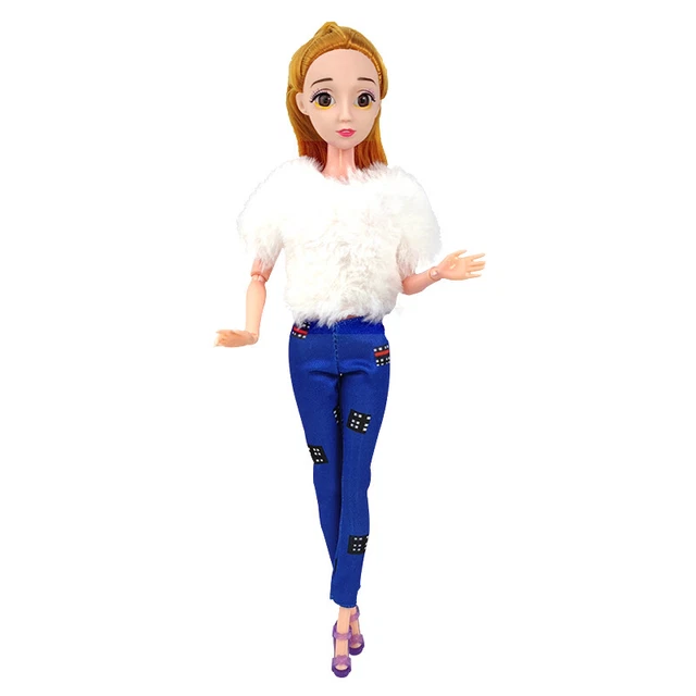 Any 1 pcs Popular Barbie Doll sized Casual Cloth+1 pair shoes@@ON SALE/best Gift 2