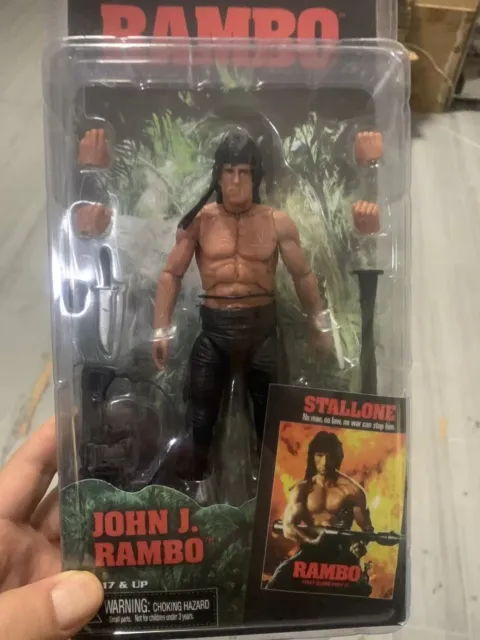 NECA First Blood - John J. Rambo Survival Version 7" Action Figure IN STOCK