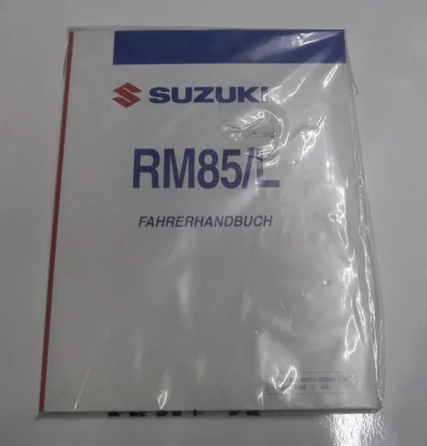 SUZUKI RM 85 Mod.05 Reparaturanleitung-Handbuch Bedienungsanleitung Fahrerbuch