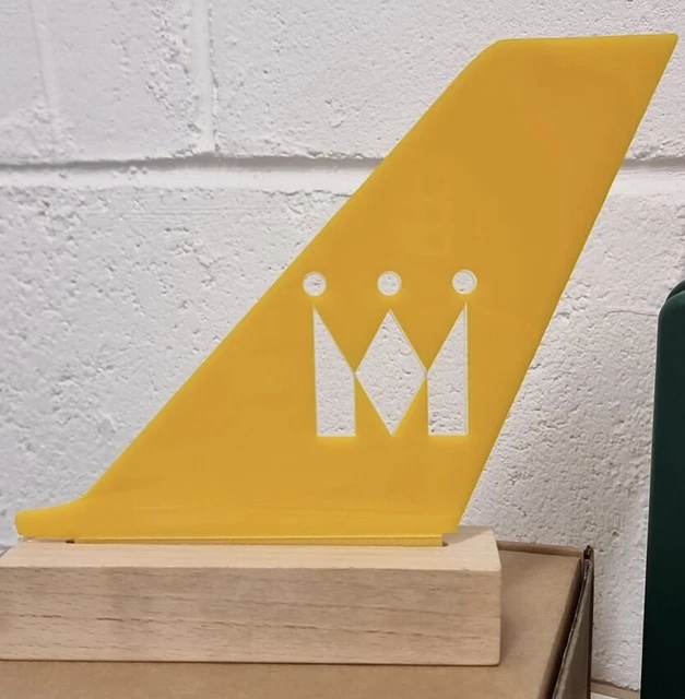 Monarch acrylic light up tail fin
