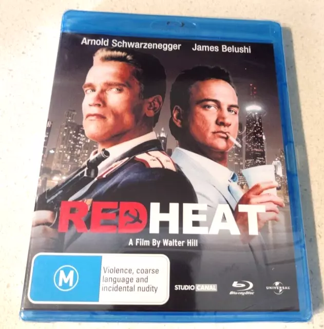 Red Heat Blu Ray New & Sealed Region B  Schwarzenegger