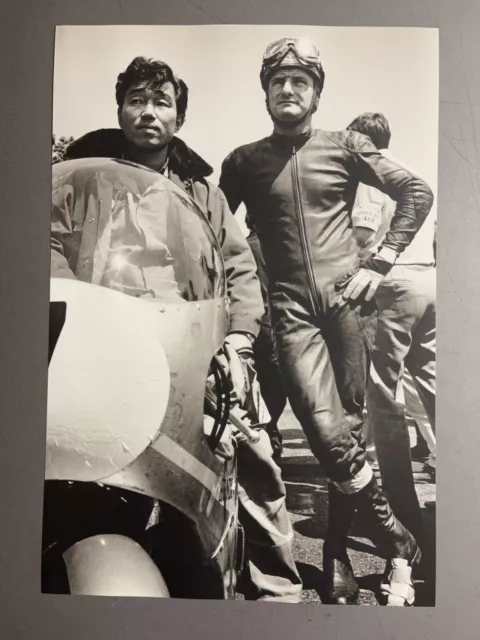 1967 Mile Hailwood, Isle of Man Portrait - Jesse Alexander Photo, Print RARE!!