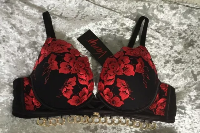 BRAS N THINGS Vamp Treat Me Like Fire Push Up Bra Size 14D Brand New With  Tags £42.00 - PicClick UK
