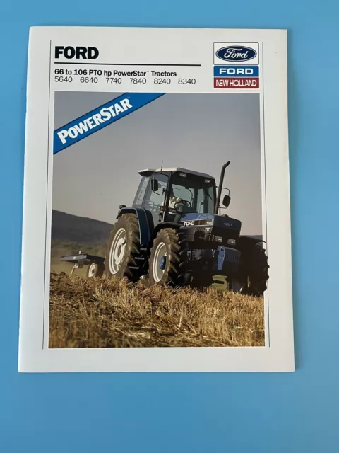 Vintage FORD 66 to 106 PTO hp PowerStar Tractors Buyers Guide.