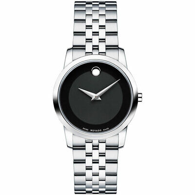 Movado Women's 0606505 Museum Classic Black Dial Bracelet Quartz Watch