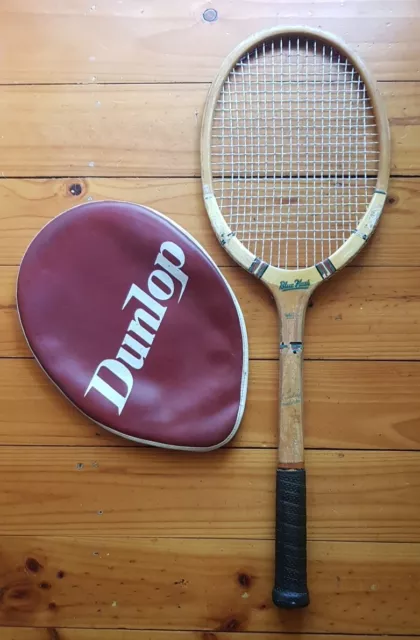 Vintage Dunlop Blue Flash Tournament Model Tennis Racquet