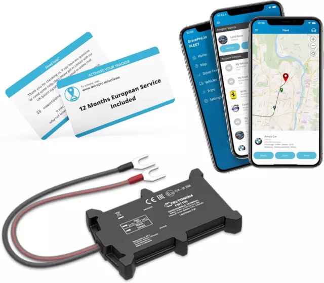 DrivePro.io Selbstinstallierend wasserdicht Diebstahlsicherung Echtzeit GPS Tracker Gerät für