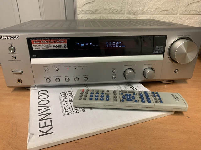 KENWOOD SINTOAMPLIFICATORE KRF-V5100D 5x100W completo di telecomando e ...