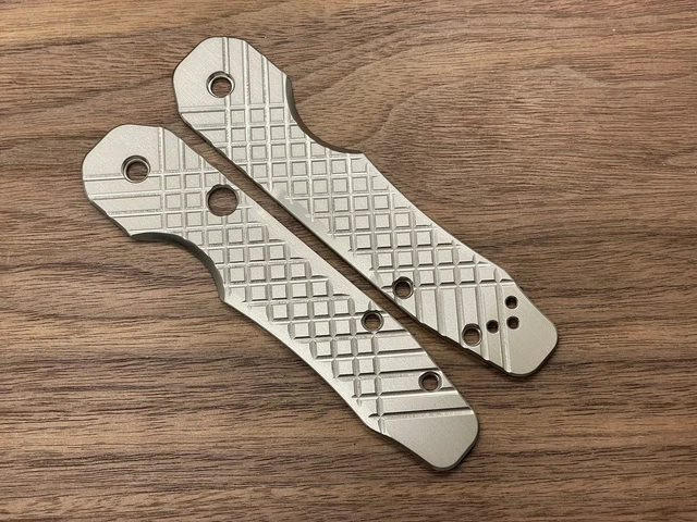 FRAG milled Titanium Scales for Spyderco SMOCK