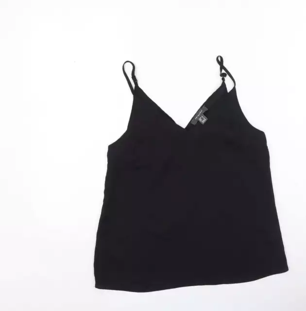 black polyester camisole