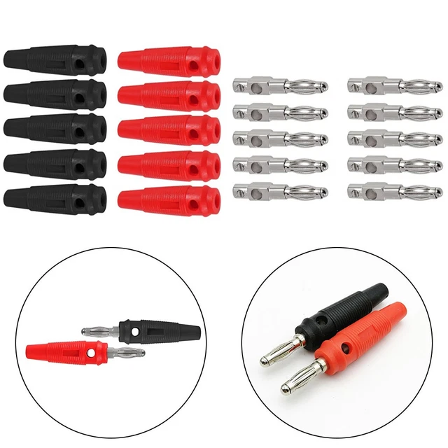 Prises Banane 4mm Pour Câbles Audio - Connexion Stable, Générique, Neuves, Origine Japon