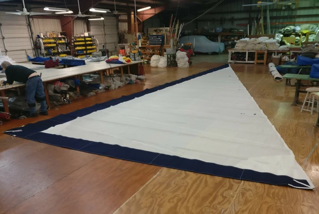 Sail 135% Genoa sail for a sailboat New sail Headsail, jib