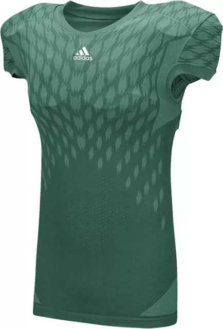 Adidas Mens Techfit Primeknit Dark Green Practice Field Football Jersey Size XL