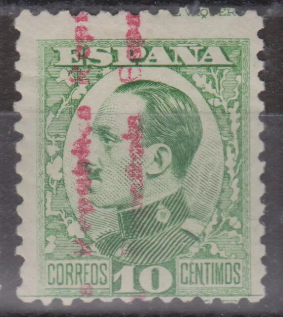 España Lote  1931 edifil 595 10c. ERROR SOBRE CARGA nuevo *