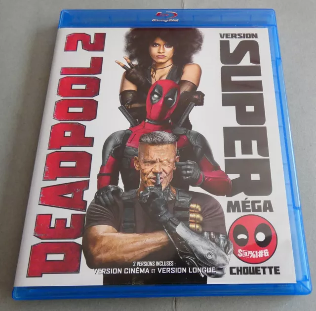 2 Blu Ray Film Marvel Deadpool 2 Version Super Mega Chouette Version Longue