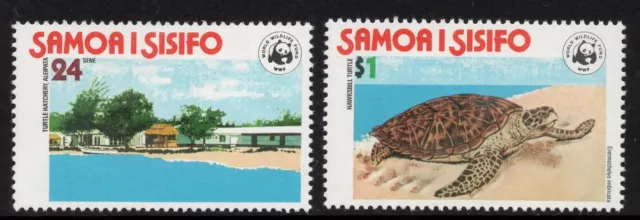 Samoa 1978  "Hawksbill Turtle Conservation Project (Wwf) Set  Mnh