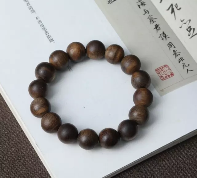 Chinese collection wood Bracelet natural Agarwood precious wood Bracelet