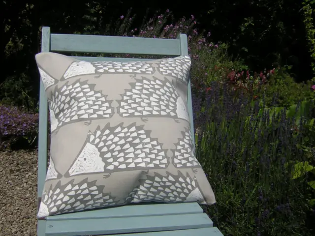 Harlequin Scion Fabric Cushion Cover - 'Spike - Hedgehog Design' - Mink