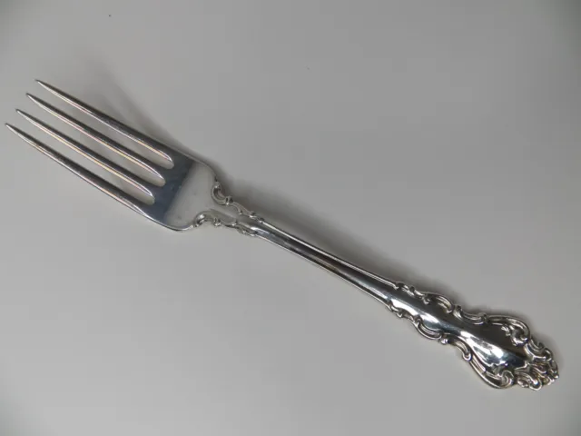 Reed & Barton Spanish Baroque Sterling Silver Dinner Fork 7 1/2" No Monogram