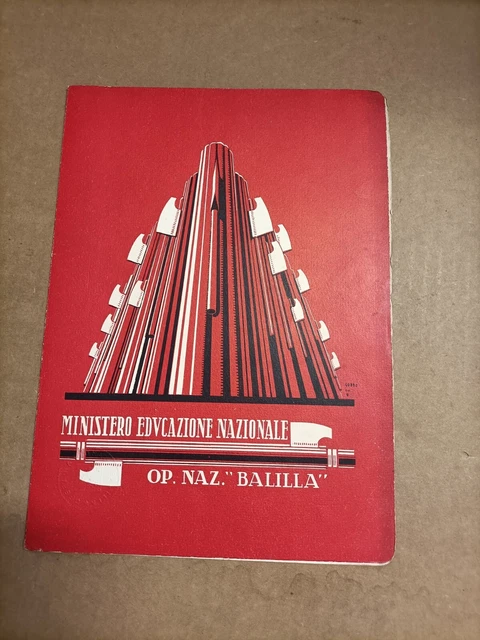 Pagella - Op. Naz. Balilla - Ministero Educazione Nazionale 1931 1932