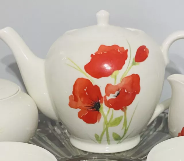 Maki-Poppies -Tea Set  Of Two 2