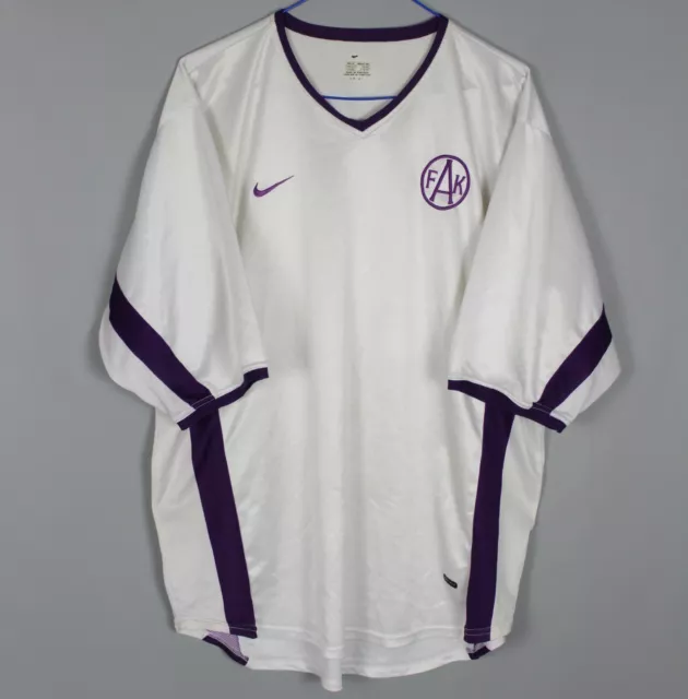 Fk Austria Wien 2002 2003 Auswärts Fussball Shirt Trikot Nike Grösse Xl