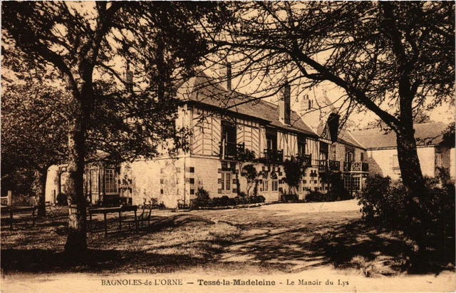 CPA BAGNOLES-de-l'ORNE - TESSÉ-la-MADELEINE - Le Manoir du Lys (356454)