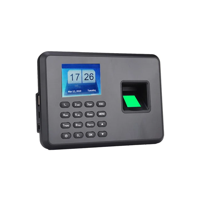 Fingerprint Password Attendance Machine Employee Checking-in Recorder U1B4