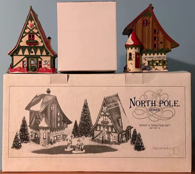 START A TRADITION Dept. 56 Lighted North Pole Series Heritage Village 56390