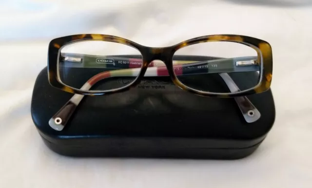 PRE-LOVED CHANEL NARROW Rx eyeglass FRAMES w/clamshell case