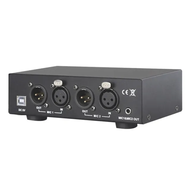 48 V USB Dual Mixed Output alimentazione phantom per microfoni a condensatore Musicau K1H8