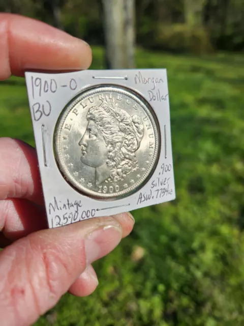 Amazing Bu 1900 O Morgan Dollar .900 Silver Old U.s. Coin Nice!!!