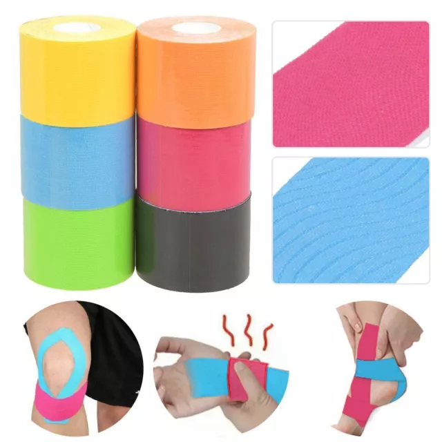 Kinesiologie Tape Kinesiologietape Physio Tape 5 m x 5 cm / 6-12 PCS