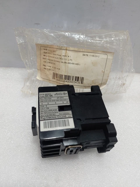 FUJI ELECTRIC SC-05 Magnetic Contactor 380-400/400-440v EUR 65,06 ...